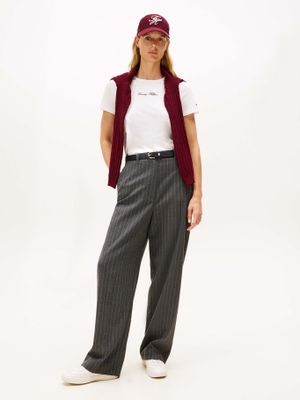 Imagen 2 del producto Polera Con Logo Texturizado Blanco Tommy Hilfiger