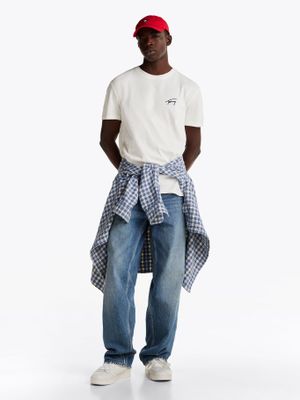 Imagen 2 del producto Polera Con Logo Signature Bordado Blanco Tommy Jeans