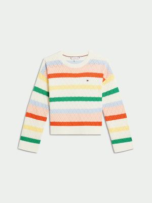 Sweater Raya Colores Calados Multicolor Tommy Hilfiger