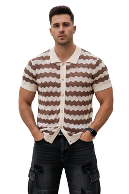 Imagen 2 del producto Camisa Tejida Hombre Wave