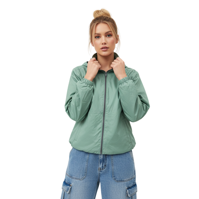 Cortavientos Impermeable Mujer