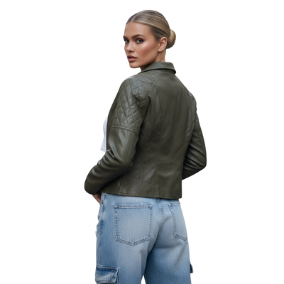 Imagen 2 del producto Chaqueta Ecocuero Aviadora Mujer Atenea