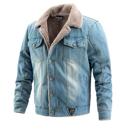 Chaqueta Denim Polar Soft Moscu Hombre