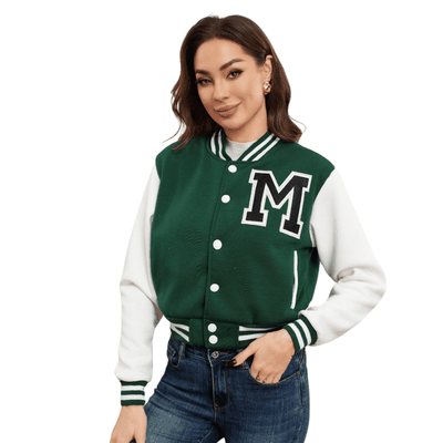 Chaqueta Poleron Universitario Mujer Madrid