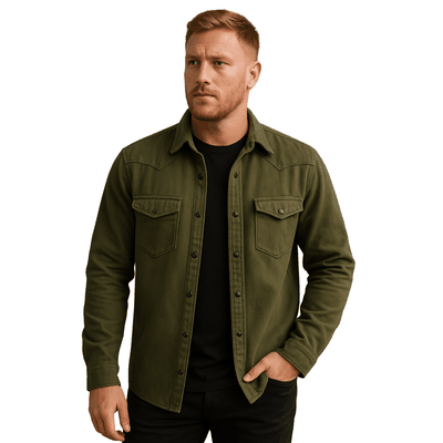 Chaqueta Sobrecamisa Denim Croacia Hombre