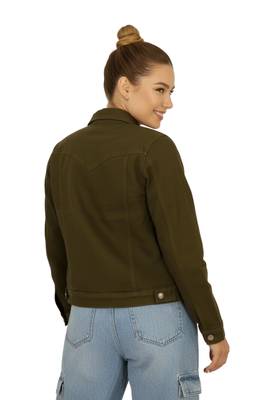 Imagen 2 del producto Chaqueta Jeans Mezclilla Colors Mujer