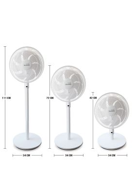 Imagen 2 del producto Ventilador silencioso de 3 niveles con control remoto VP-88 Sumo