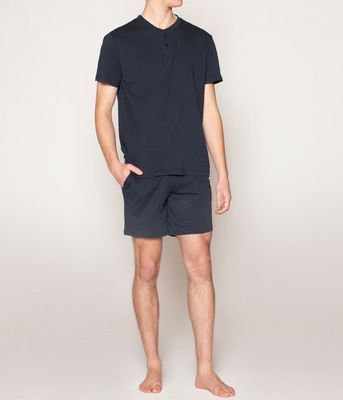 Pijama Hombre 2 Pzas Abotonado Short Monarch