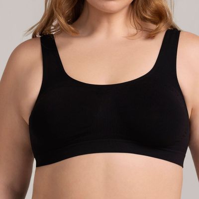 Sostén Basic Confort Seamless Negro Monarch