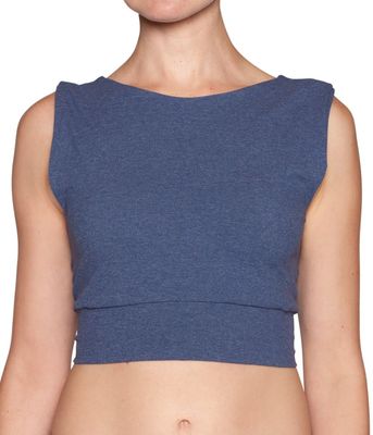 Polera Crop Melange Amarras Lasst