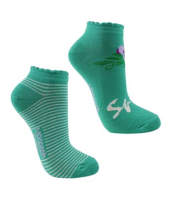 2 Pares Calcetín Bamboo Spring Monarch