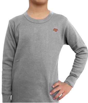 CAMISETA TEJIDO PANAL INFANTIL GRIS