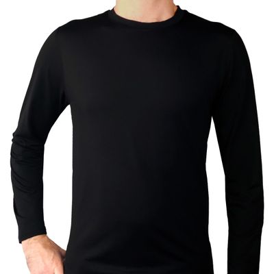 Camiseta Sport Primera Capa Negro Tais