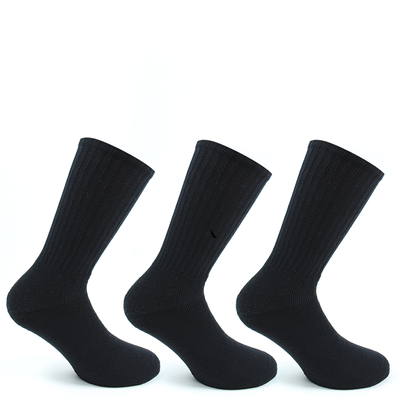 Imagen 1 del producto 3 Pares Calcetin Algodón Deportivo Largo 3/4 Negro