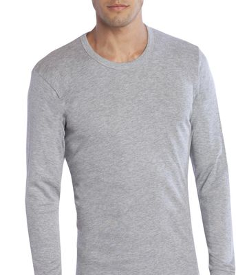 Imagen 1 del producto Camiseta M/Larga Cuello Polo Hombre Algodón Gris