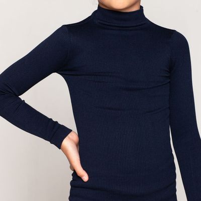 Beatle Infantil Esencial Acanalado Azul Marino Monarch