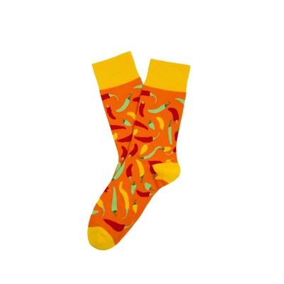 Calcetín Algodón Peinado Ají Socks Lab