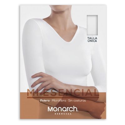 Imagen 2 del producto Polera Esencial Polar Interior Blanco