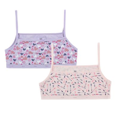 Pack Mi Primer Sostén Juvenil Liso Lila