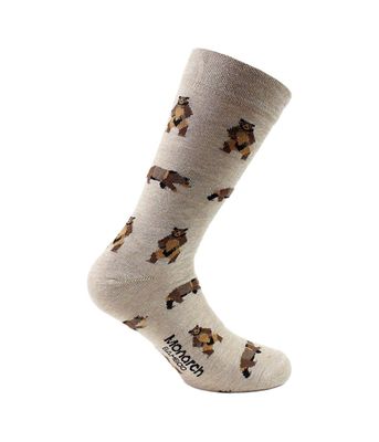 Calcetín Bamboo Icono Oso Monarch