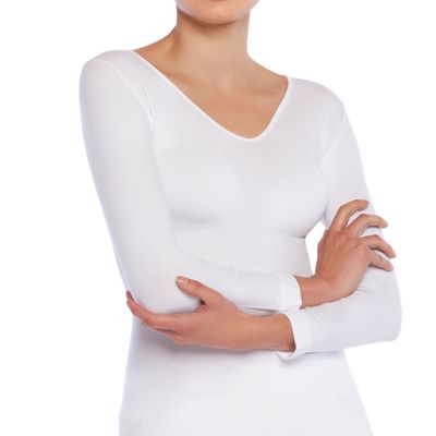 Polera Esencial Uniformes Salud Blanco