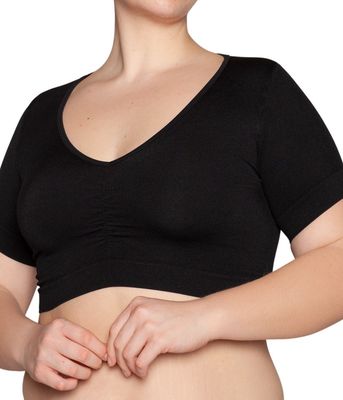 Polera Crop Manga Corta Lasst