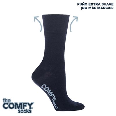 Imagen 2 del producto Calcetín Comfy Bamboo Liso Azul