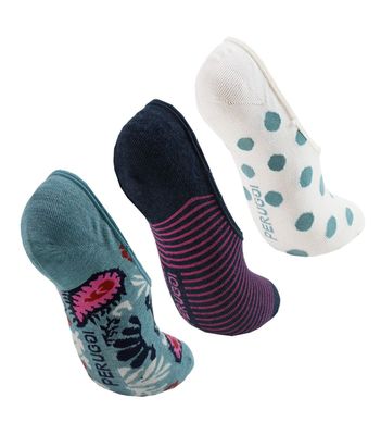 Imagen 2 del producto 3 Pares Calcetín Bamboo Paisley Monarch