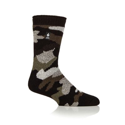 Calcetín Original Jacquard Verde Musgo Heat Holders