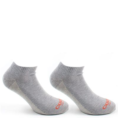 2 Pares Calcetines Fibra Cobre Paleta Colores Gris