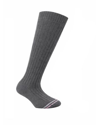 Imagen 2 del producto BIPACK CALCETA ALGODÓN DISEÑO ESCOLAR GRIS