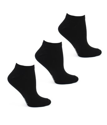 3 Pares Calcetines Bamboo 0/4 Paleta Negro Mujer
