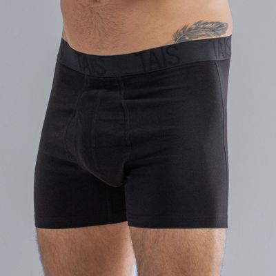 Imagen 2 del producto 2 Unidades Boxer Largo Liso Negro Happy Boolls