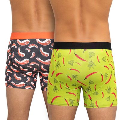 Imagen 2 del producto Pack Bóxer Cotton Spandex Iconos Carne/Ajis