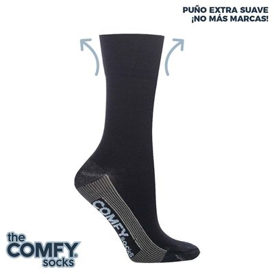 Imagen 2 del producto Calcetín Comfy Cobre Liso Negro
