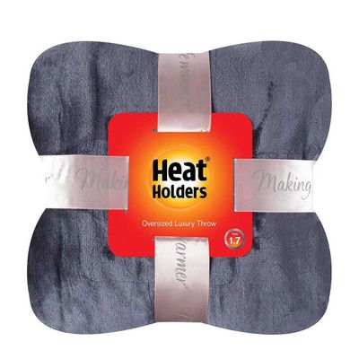 Imagen 2 del producto Manta Térmica 2 plz Gris Oscuro - Heat Holders