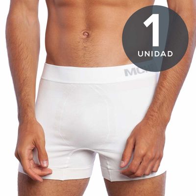 Boxer Microfibra Con Cobre Blanco