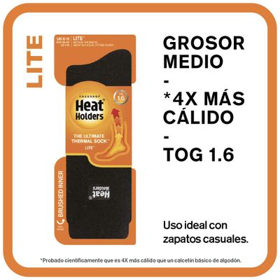 Imagen 2 del producto Calcetin Lite Heat Holders Negro