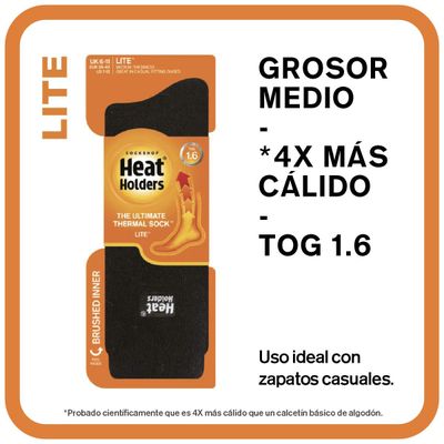 Imagen 2 del producto Calcetin Lite Heat Holders Negro