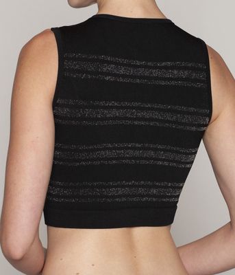 Imagen 2 del producto Polera Crop Lurex Rayas Lasst