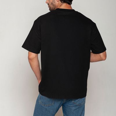 Imagen 2 del producto Polera Algodón Oversize Negro Tais