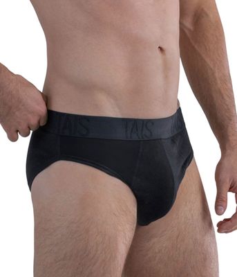 2 Unidades Slip Cotton Spandex Negro Happy Boolls