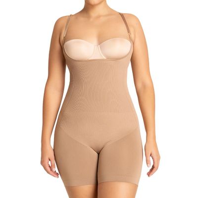 Body Reductivo Con Pierna Nude