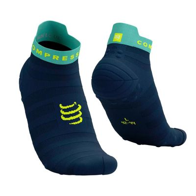 Calcetín Pro Racing v4.0 Ultralight Run Low Calipso Compressport
