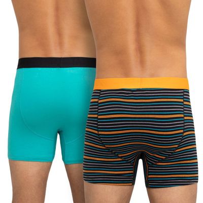 Imagen 2 del producto Bóxer Elástico A La Vista Full Tejido Cotton Spandex Negro/