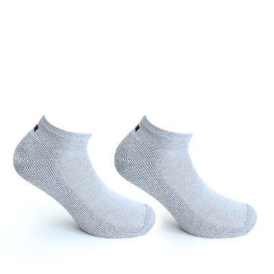 4 Pares Calcetin Algodón Deportivo Largo 0/4 Gris