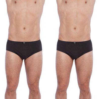 Imagen 2 del producto Bi-Pack Slip Clásico Algodón Gris