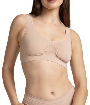 Pack Sostén Basic Ancho Seamless Nude Monarch