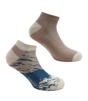 2 Pares Calcetín Bamboo Pintura Peruggi