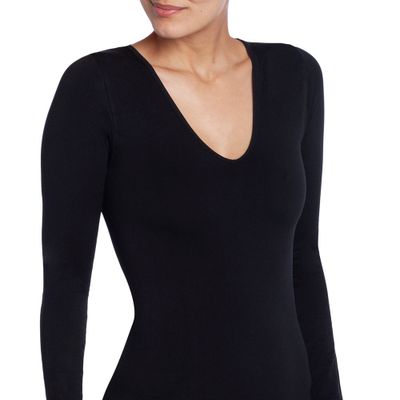 Polera Esencial Uniformes Salud Negro